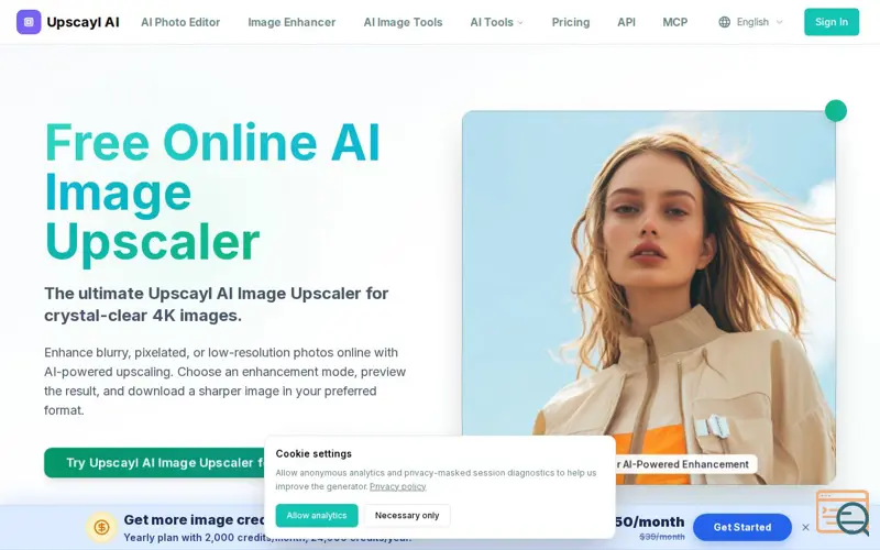 Screenshot of Upscayl AI, a launch using AIExtension