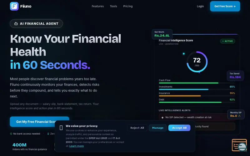 Screenshot of Fiiuno