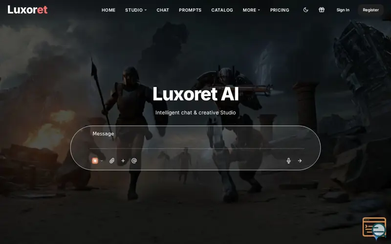 Screenshot of Luxoret