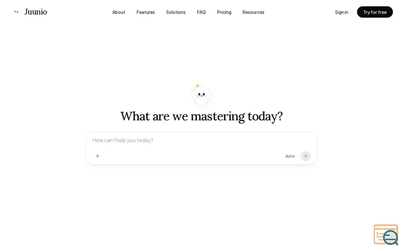 Screenshot of Juunio