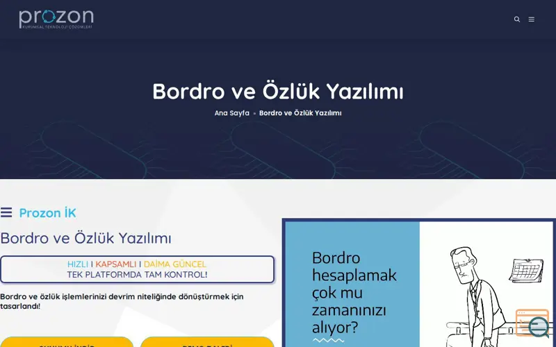Screenshot of Prozon Payroll & HR Management
