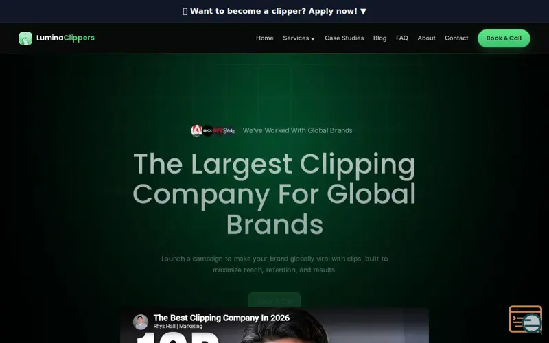 Screenshot of Lumina Clippers
