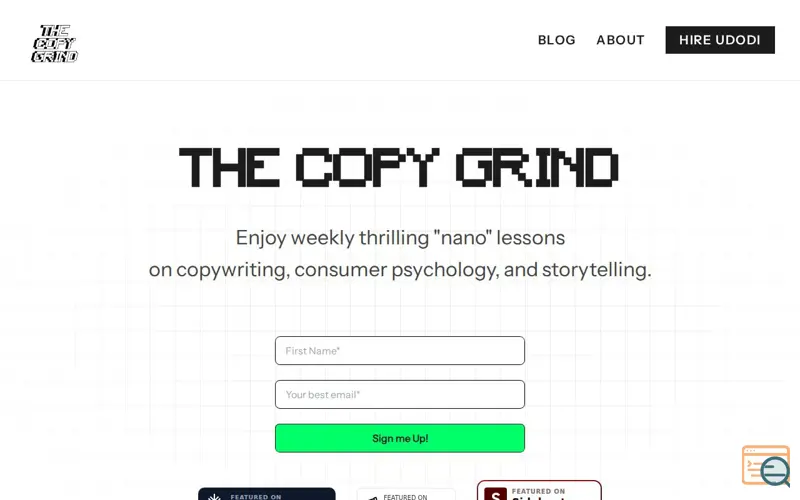 Screenshot of The Copy Grind