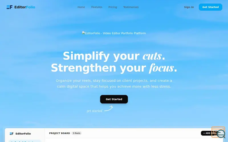 Screenshot of EditorFolio