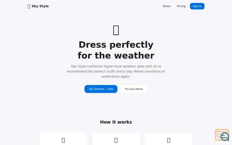 Screenshot of What2wear-two