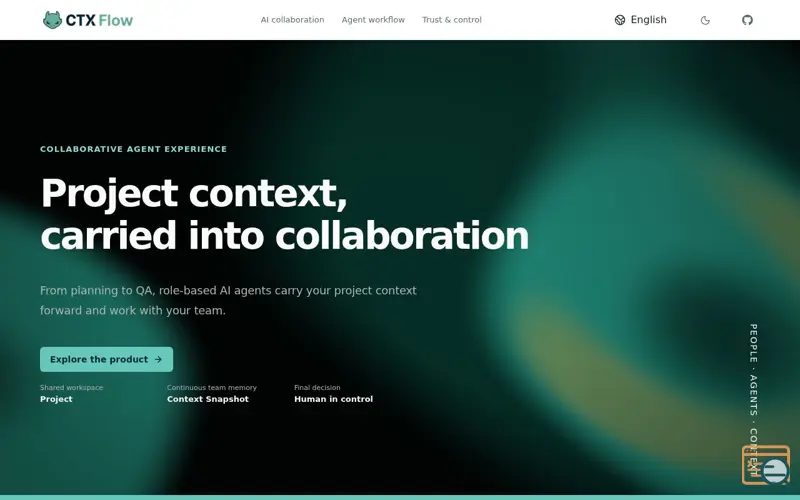 Screenshot of CTX Flow