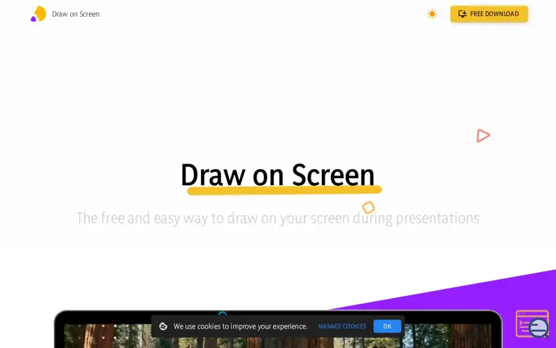 Screenshot of Draw on Screen