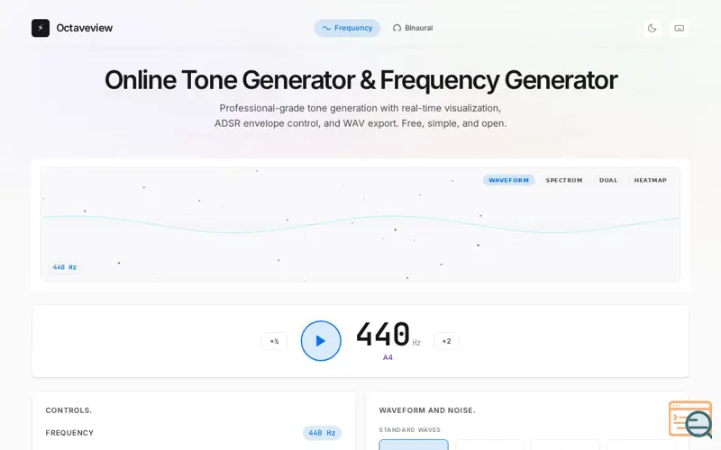 Screenshot of Octaveview