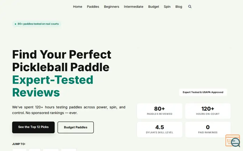 Screenshot of bestpicklepad