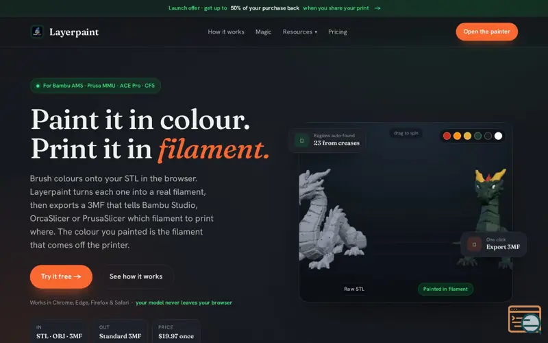 Screenshot of Layerpaint
