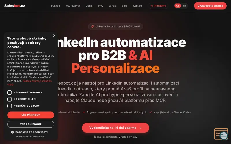 Screenshot of Salesbot
