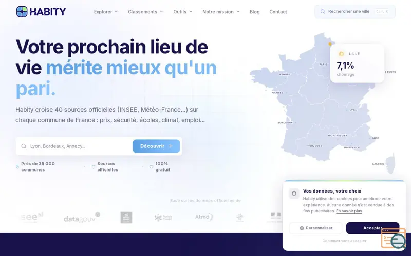 Screenshot of Habity