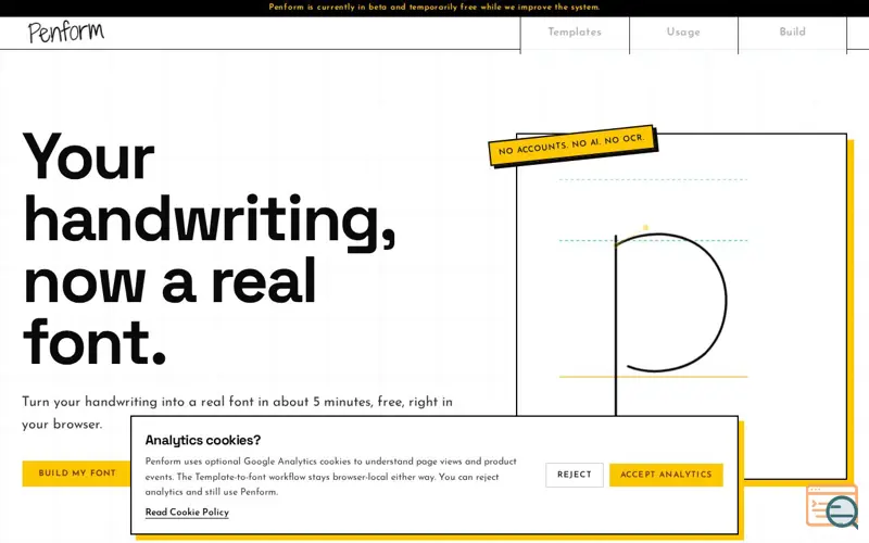 Screenshot of Penform