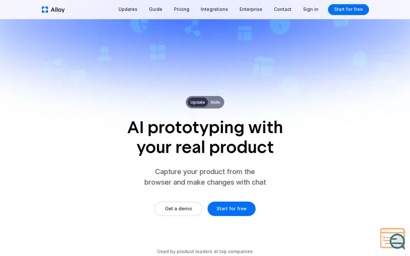 Screenshot of Alloy