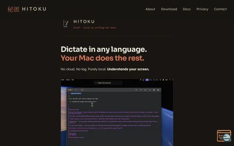 Screenshot of Hitoku Draft
