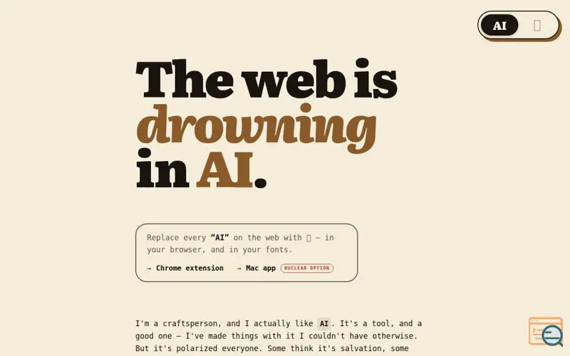 Screenshot of Enshittifier