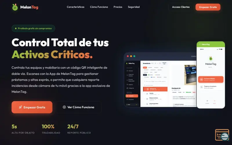 Screenshot of MelonTag