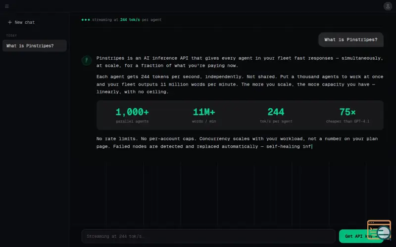 Screenshot of Pinstripes