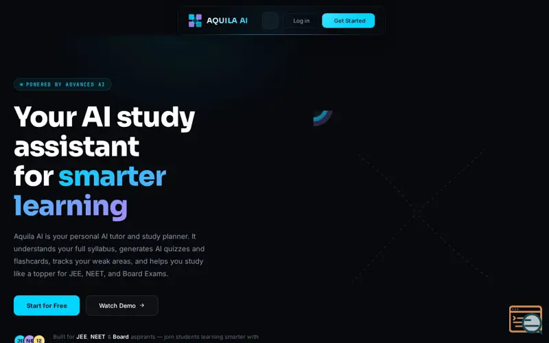 Screenshot of Aquira Ai