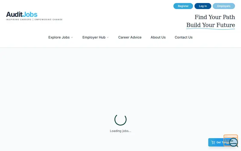 Screenshot of Auditjobs