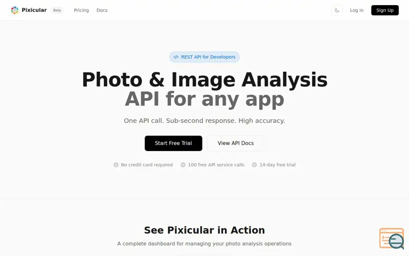 Screenshot of Pixicular