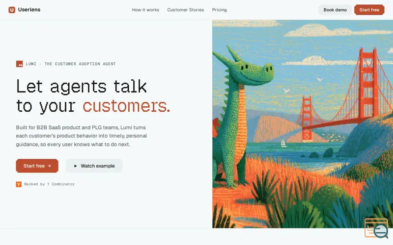 Screenshot of Userlens