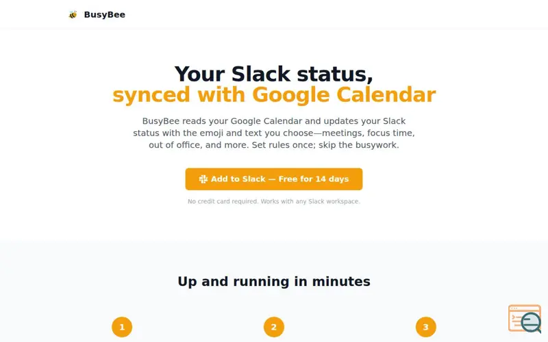 Screenshot of BusyBee