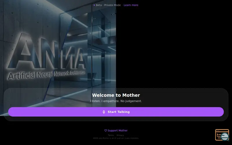 Screenshot of ANNA Prism