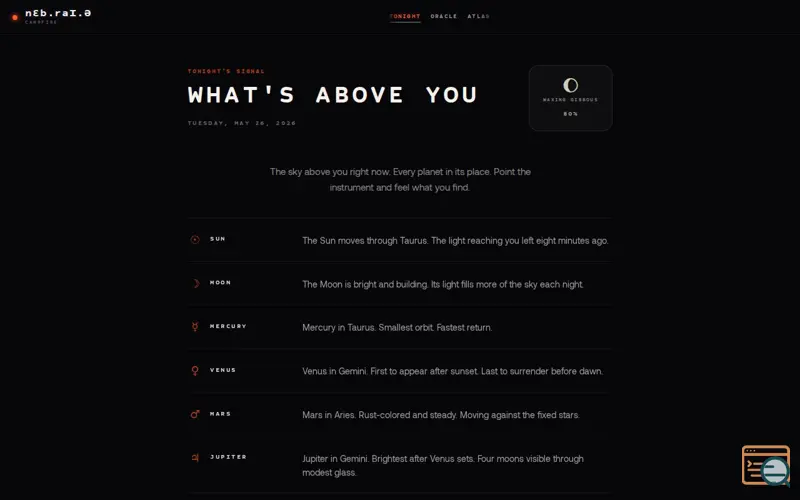 Screenshot of nɛb.raɪ.ə