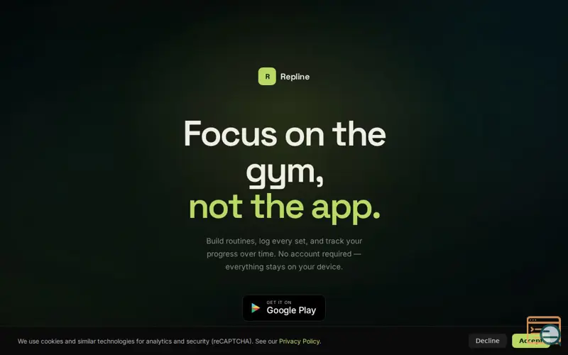 Screenshot of Repline
