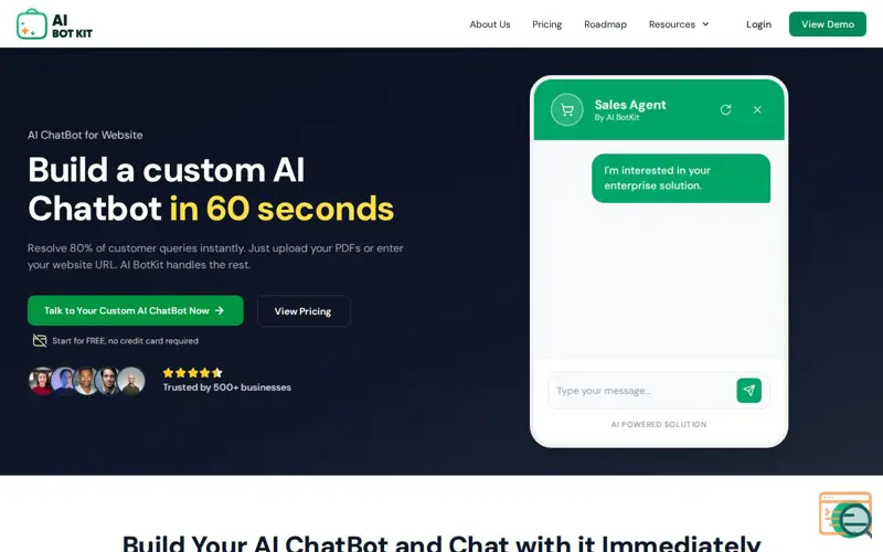 Screenshot of AI Botkit