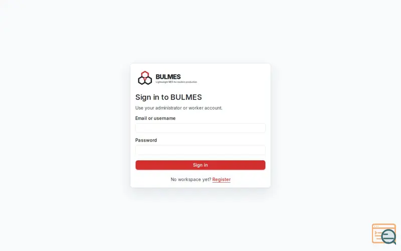 Screenshot of BULMES