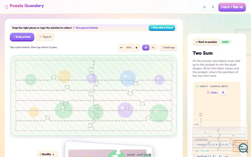 Screenshot of Pqdsa