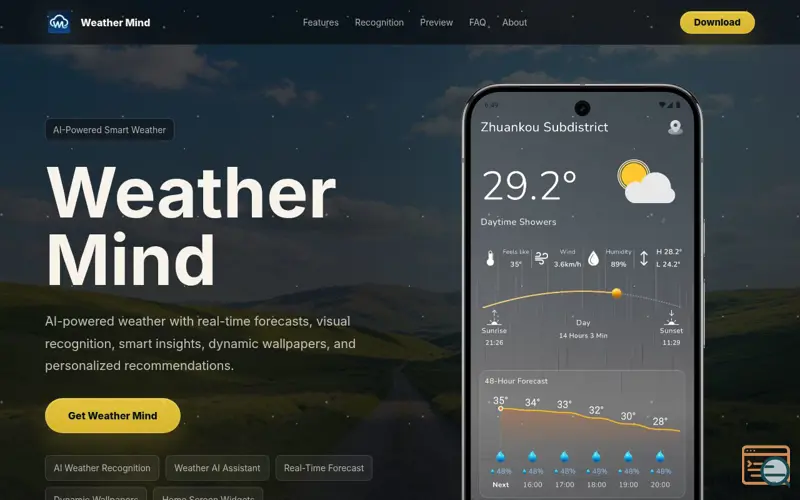 Screenshot of Weather Mind