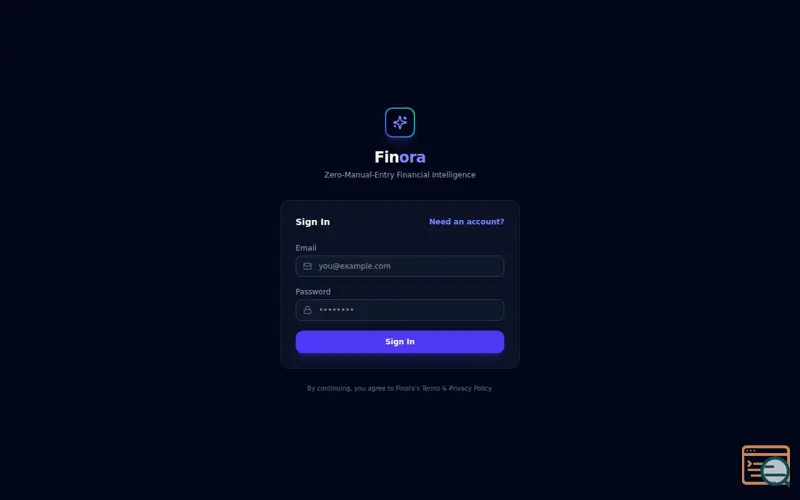 Screenshot of Finora - Personal Finance Intelligence