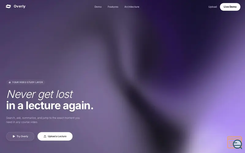 Screenshot of Overly 