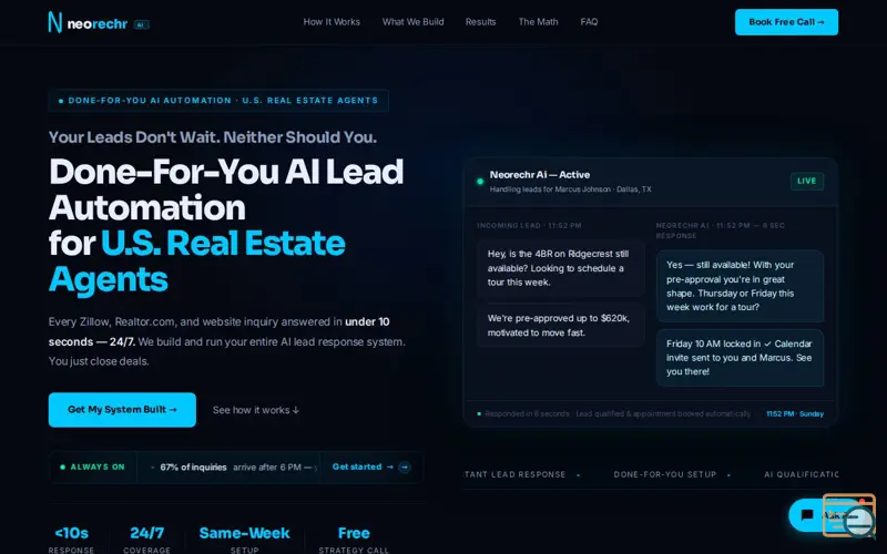 Screenshot of Neorechr AI