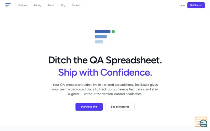Screenshot of TestStack Product Launch