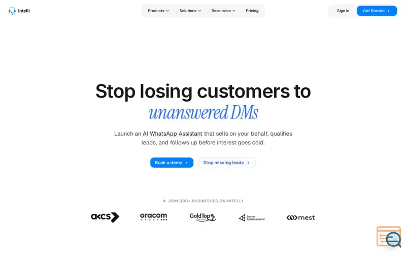 Screenshot of Intelli