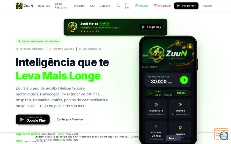 Screenshot of ZuuN