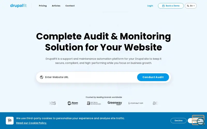 Screenshot of DrupalFit