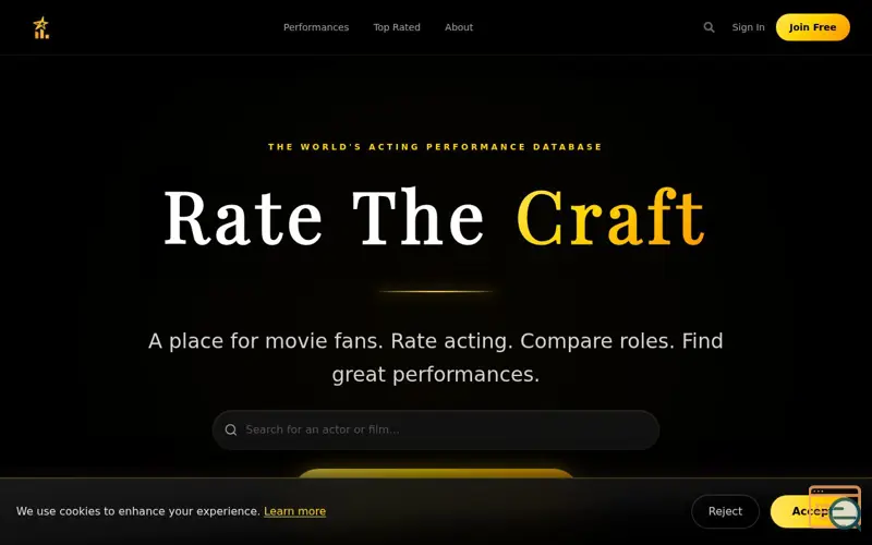 Screenshot of ActorRating
