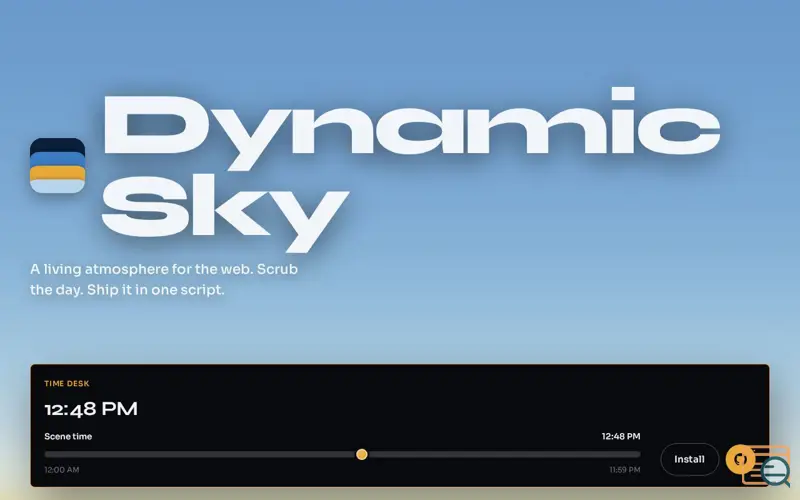 Screenshot of Dynamic Sky