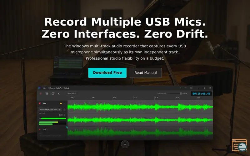Screenshot of Coherence Audio