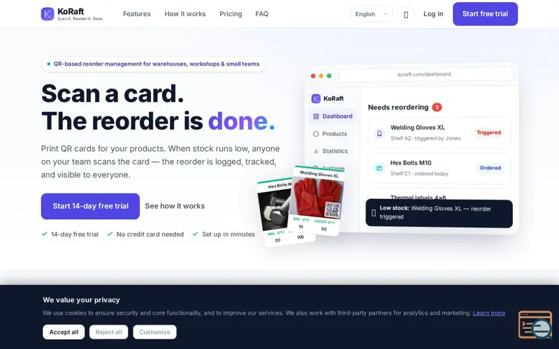 Screenshot of KoRaft