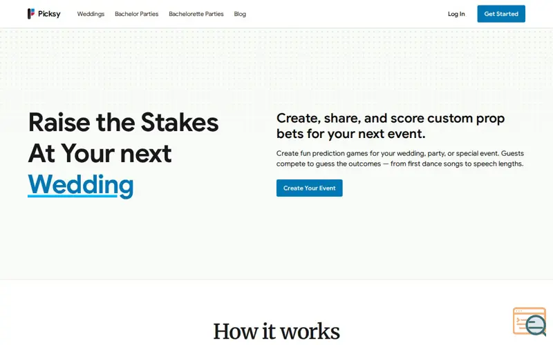 Screenshot of Picksy