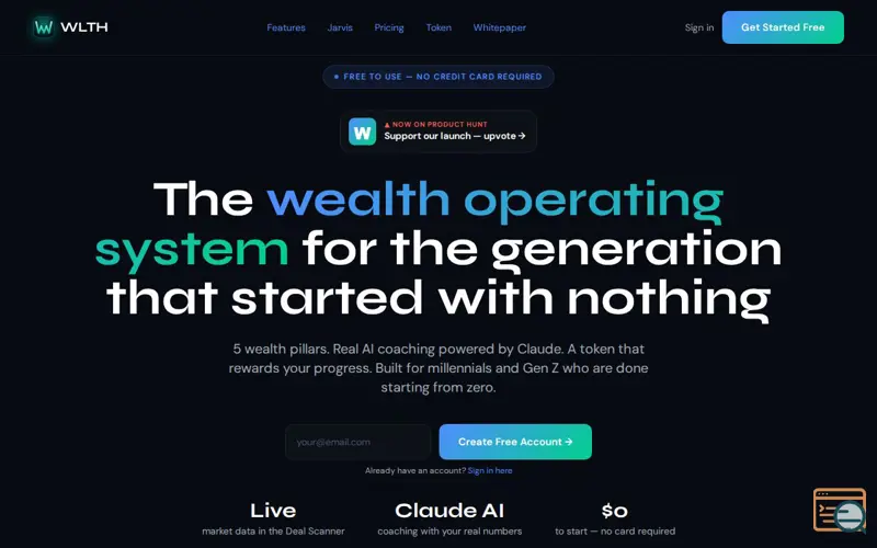 Screenshot of WLTH App