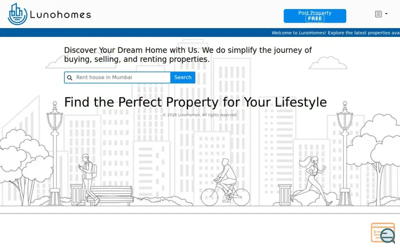 Screenshot of Real Estate Online Platform, a launch using CloudFilter