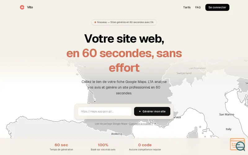 Screenshot of Vito