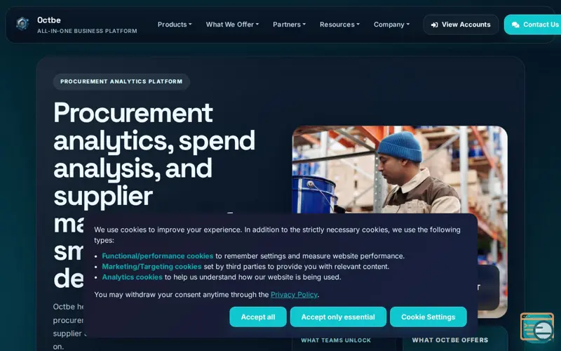 Screenshot of Octbe